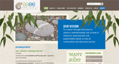 Desktop Screenshot of aaee.org.au